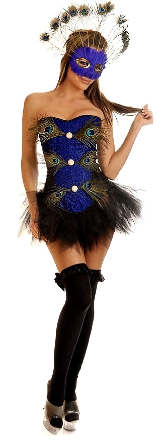 Photo:  Peacock Corset Costume